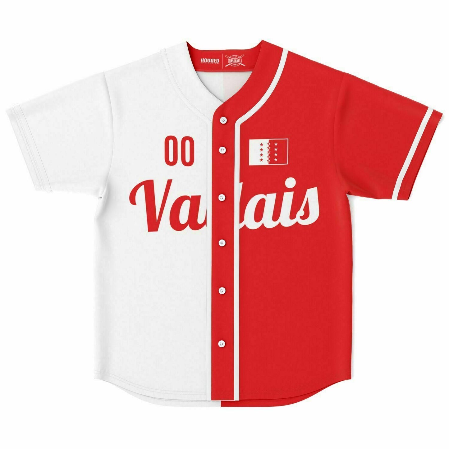 Maillot de Baseball Valais - Nom + Numéro personnalisés