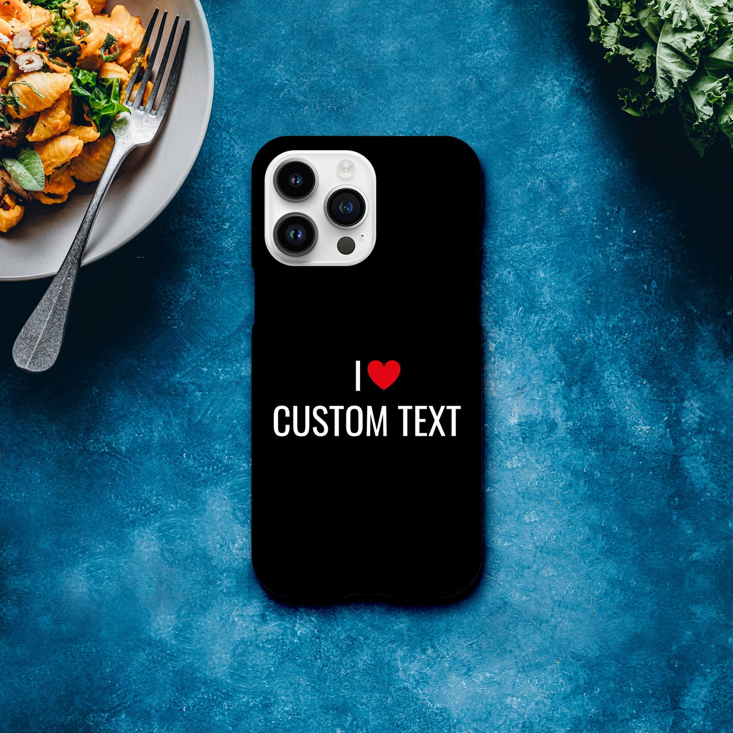 Coque I❤️ "Custom Text"- Slim case