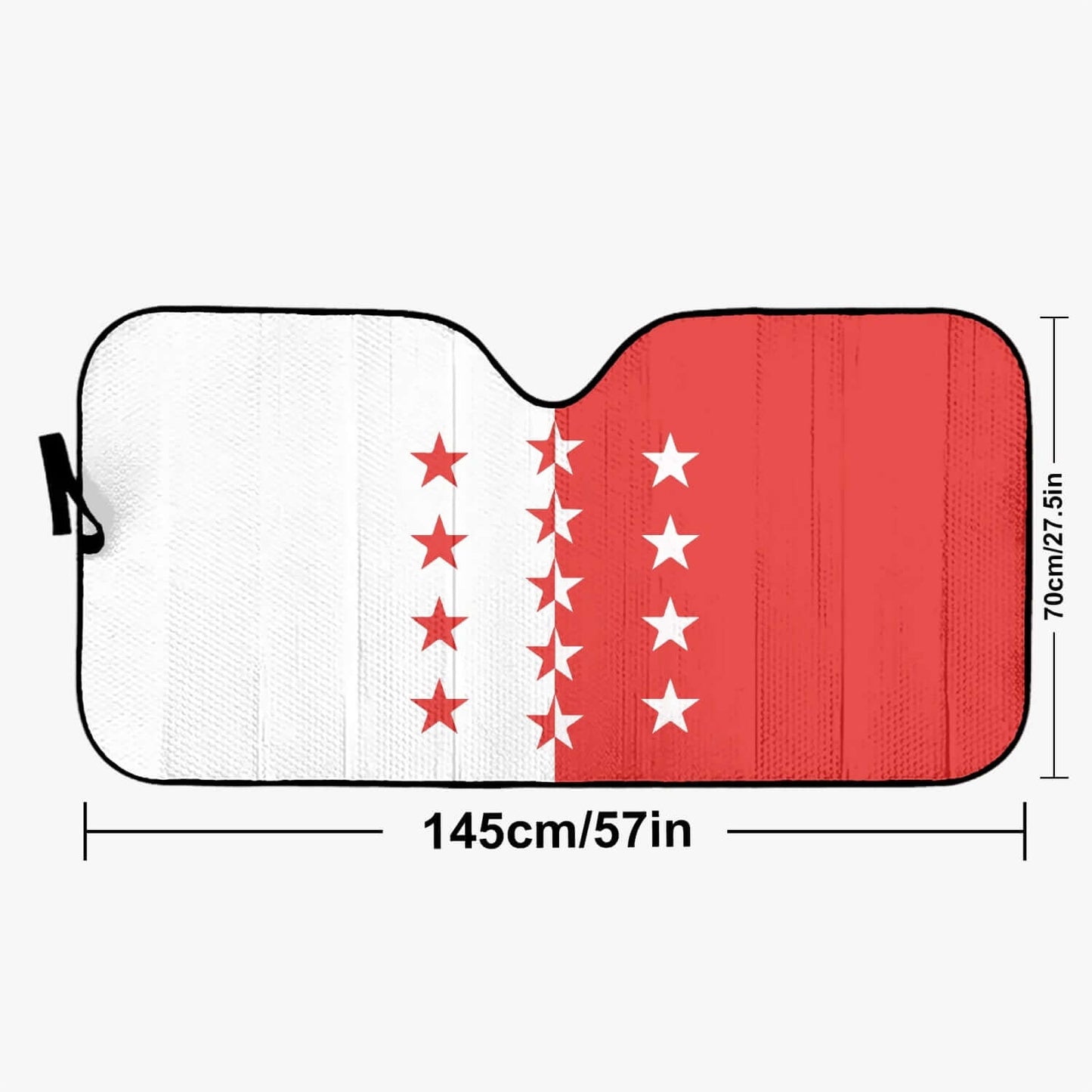 Pare-soleil pour voiture - Drapeau Valais