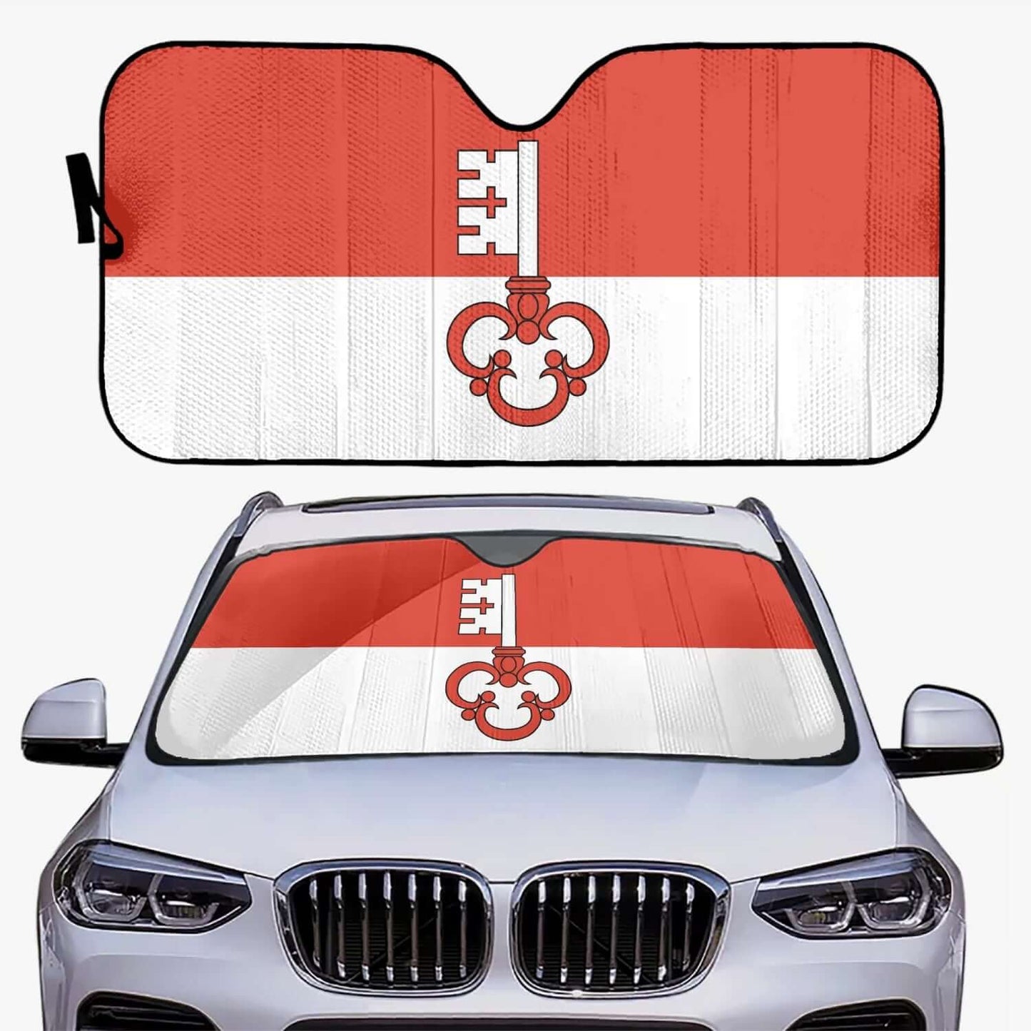 Pare-soleil pour voiture - Drapeau Obwalden
