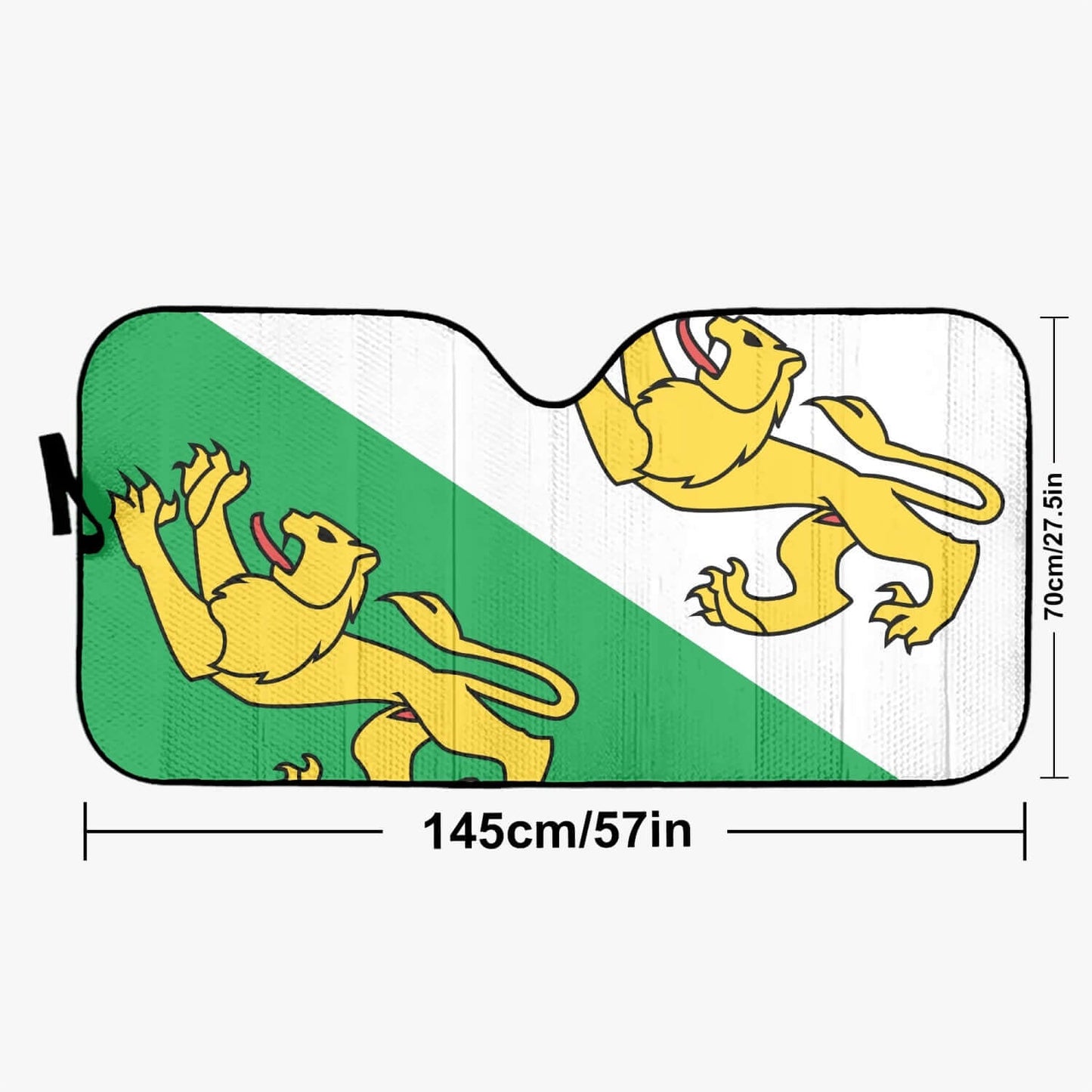 Pare-soleil pour voiture - Drapeau Thurgau