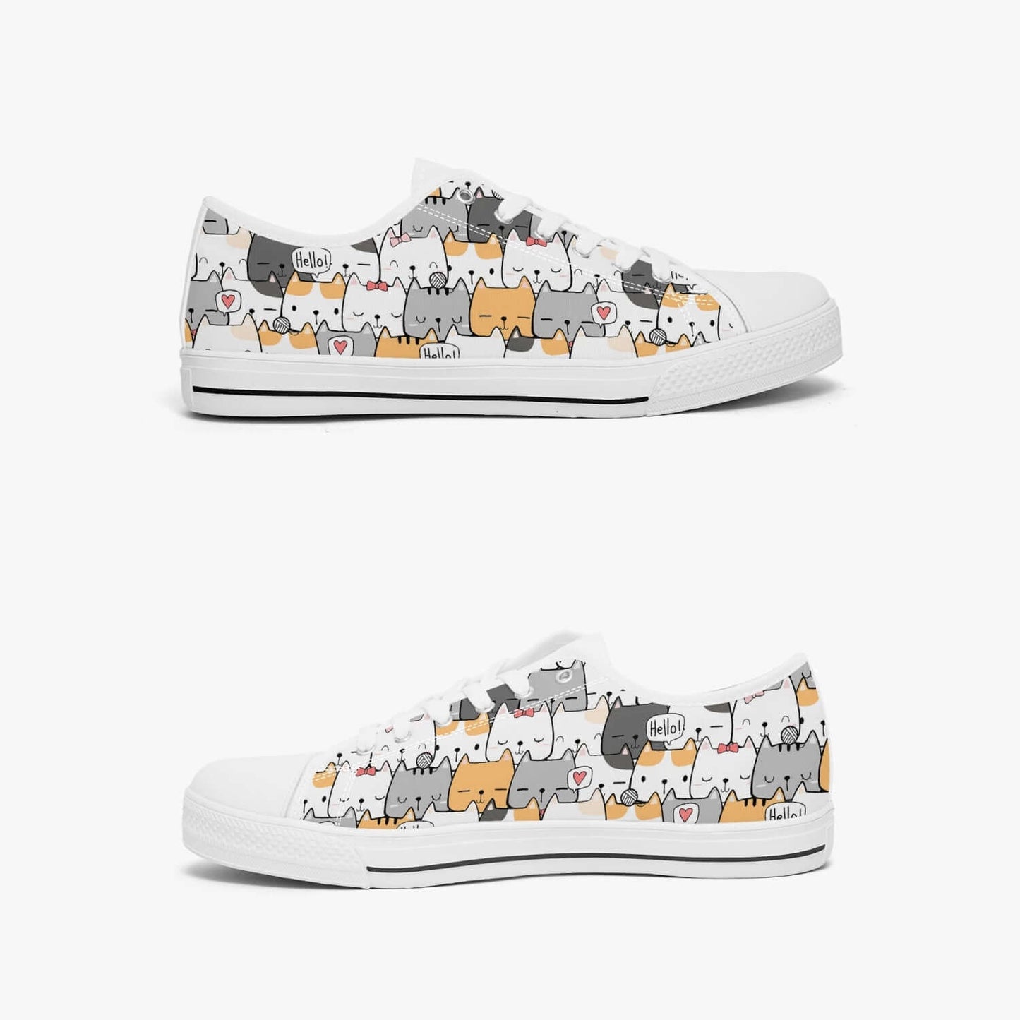 Baskets chats mignons