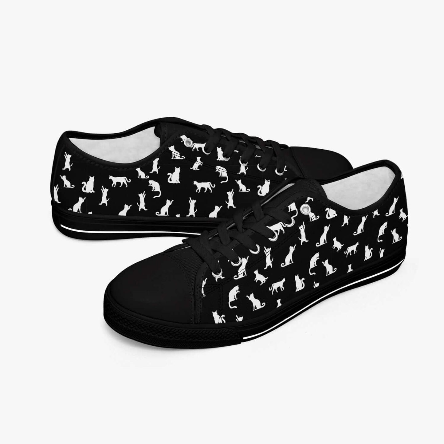 Baskets Motif petits chats