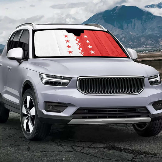 Pare-soleil pour voiture - Drapeau Valais