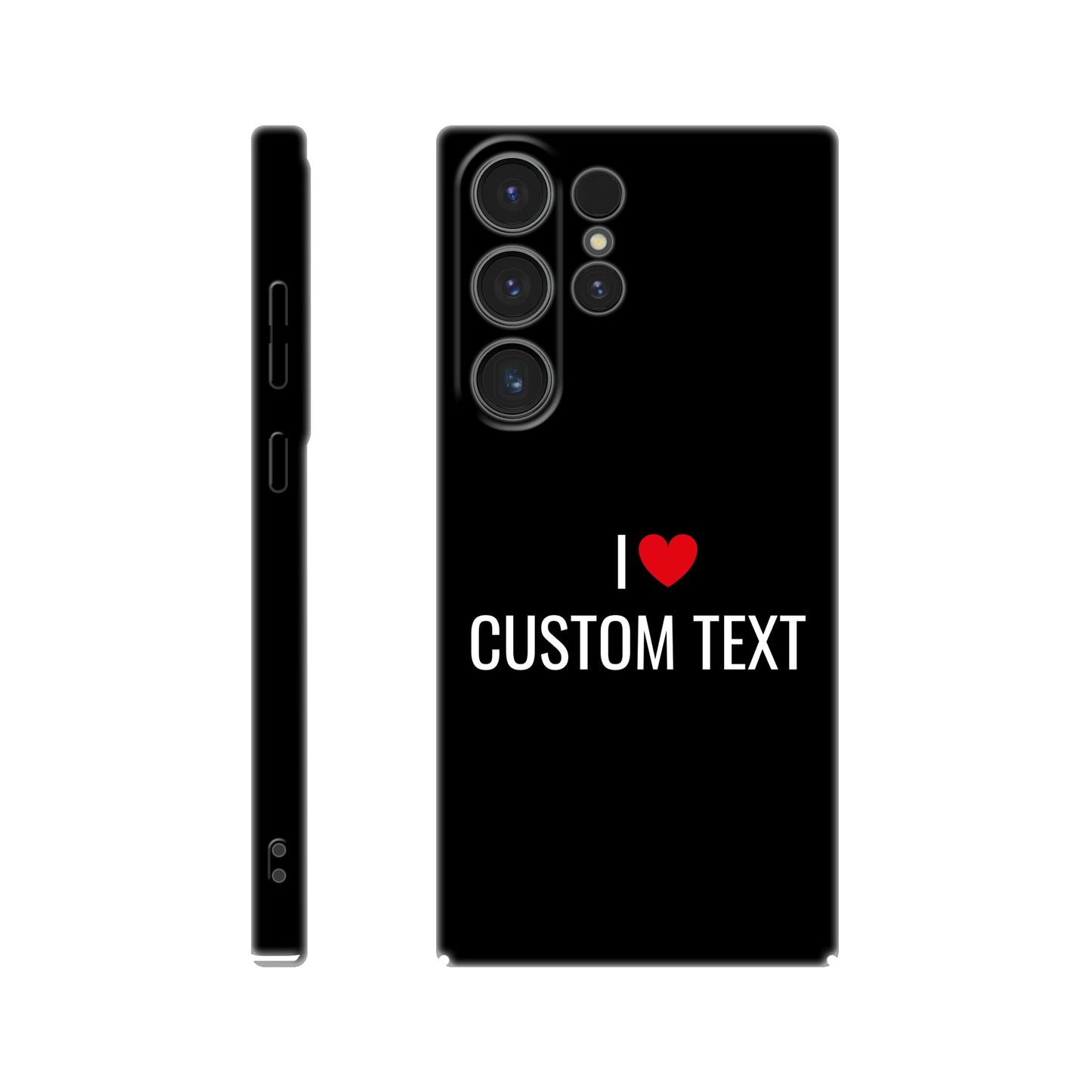Coque I❤️ "Custom Text"- Slim case