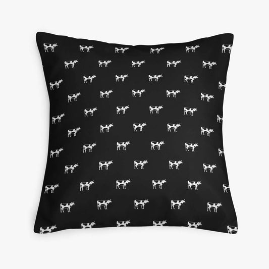 Housse de coussin carrée Motif vaches