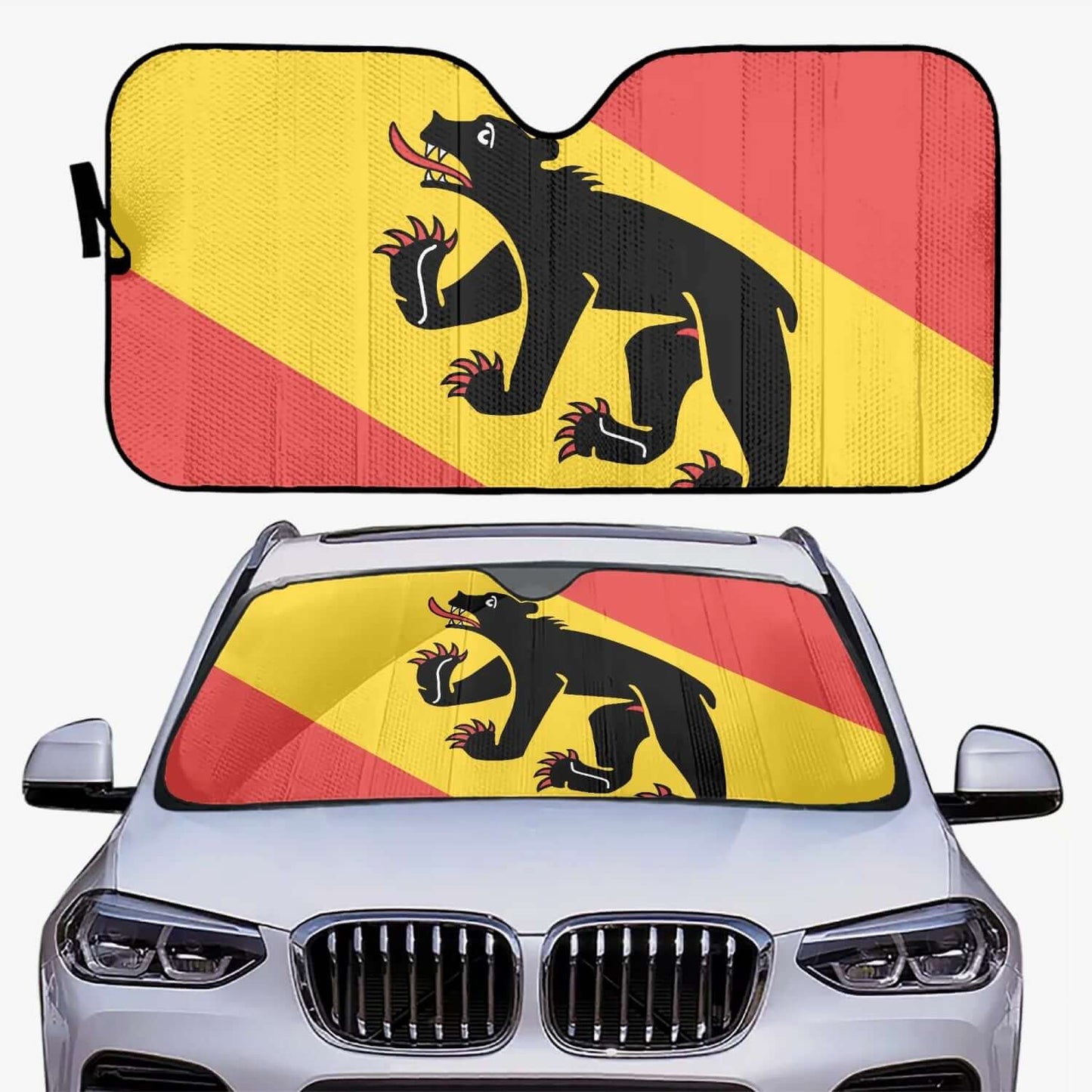 Pare-soleil pour voiture - Drapeau Bern