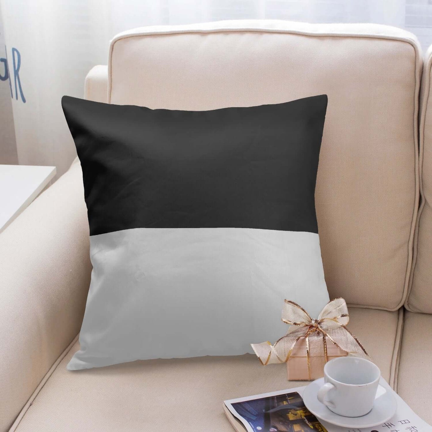 Housse de coussin carrée Fribourg