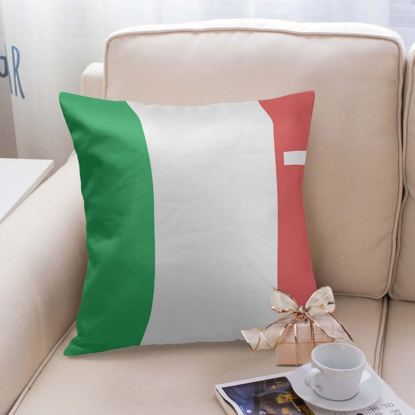 Housse de coussin carrée Neuchâtel