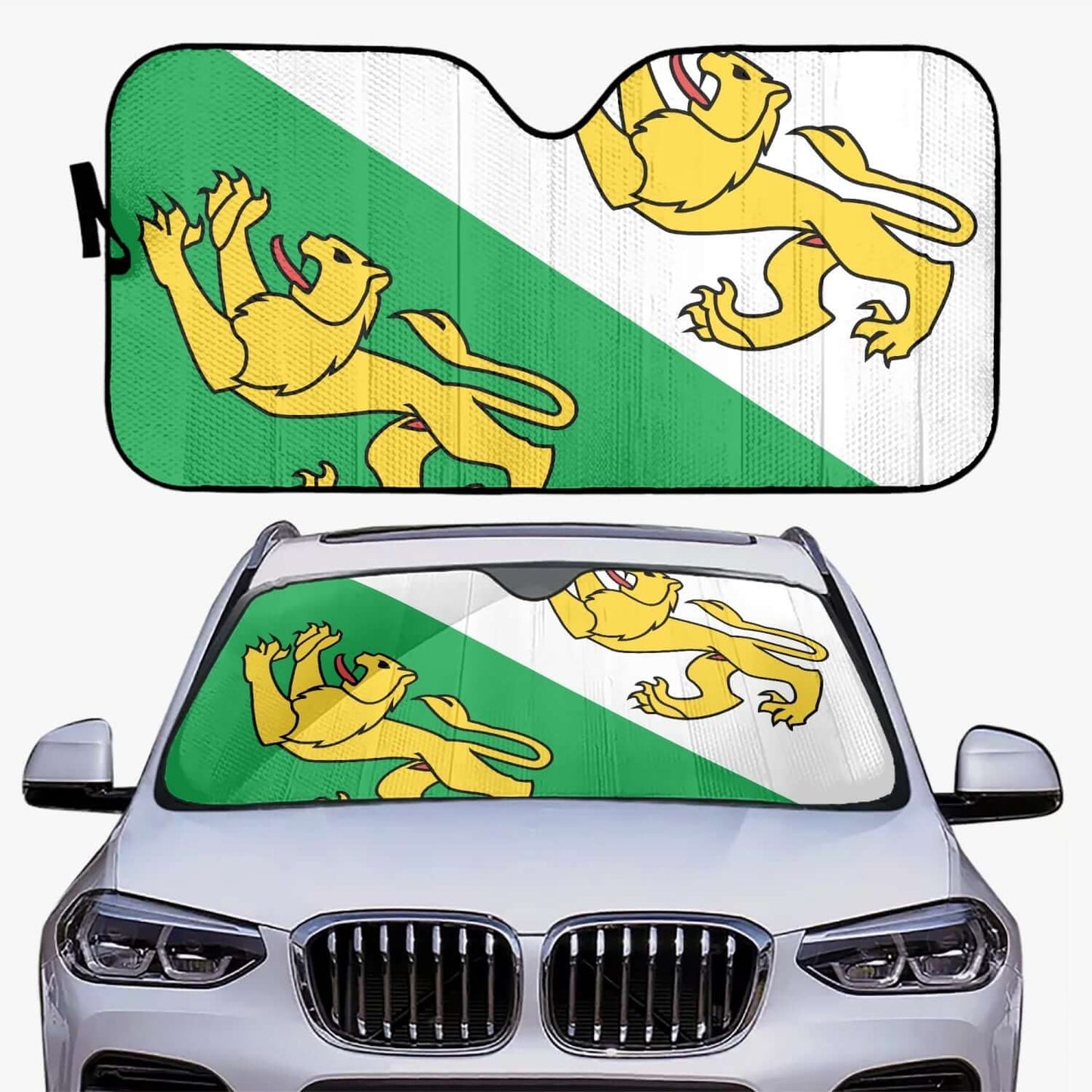 Pare-soleil pour voiture - Drapeau Thurgau