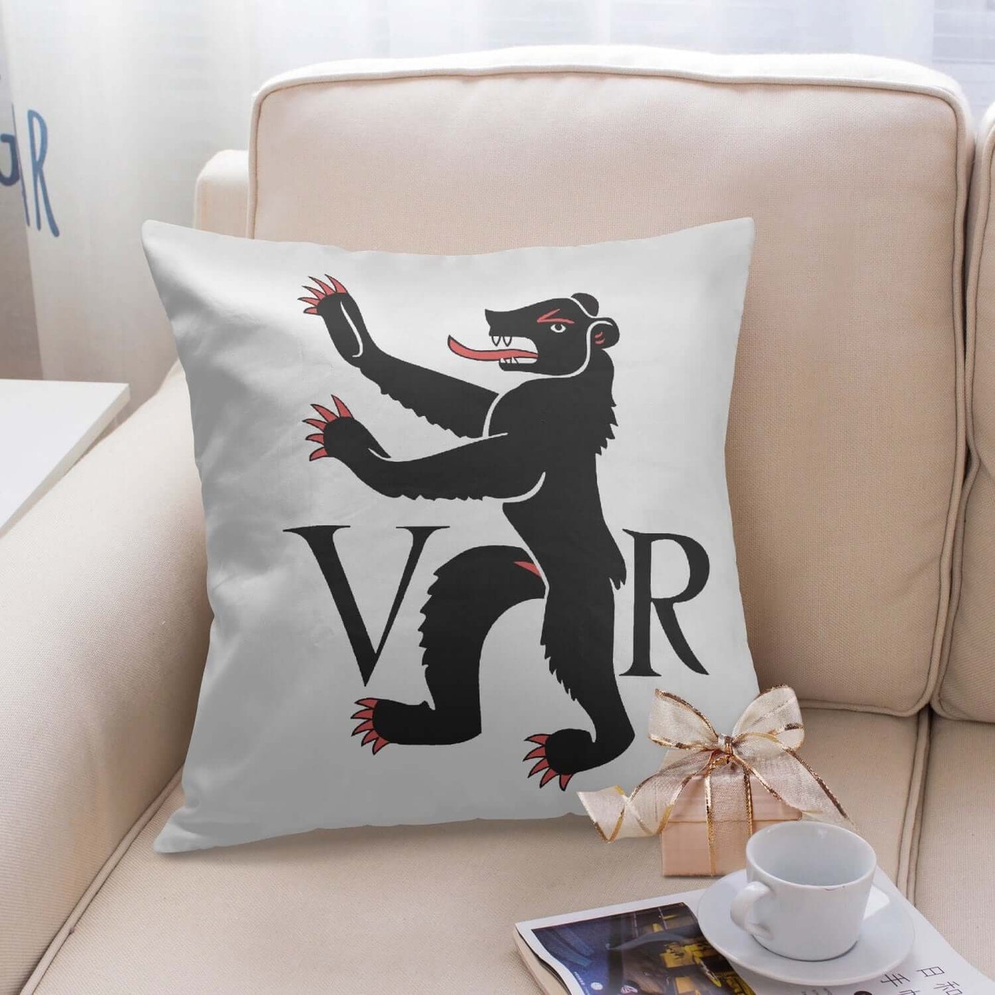 Housse de coussin carrée Appenzell Rhodes-Extérieures