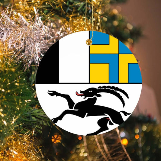 Grisons - Décoration de Noël en Céramique Premium