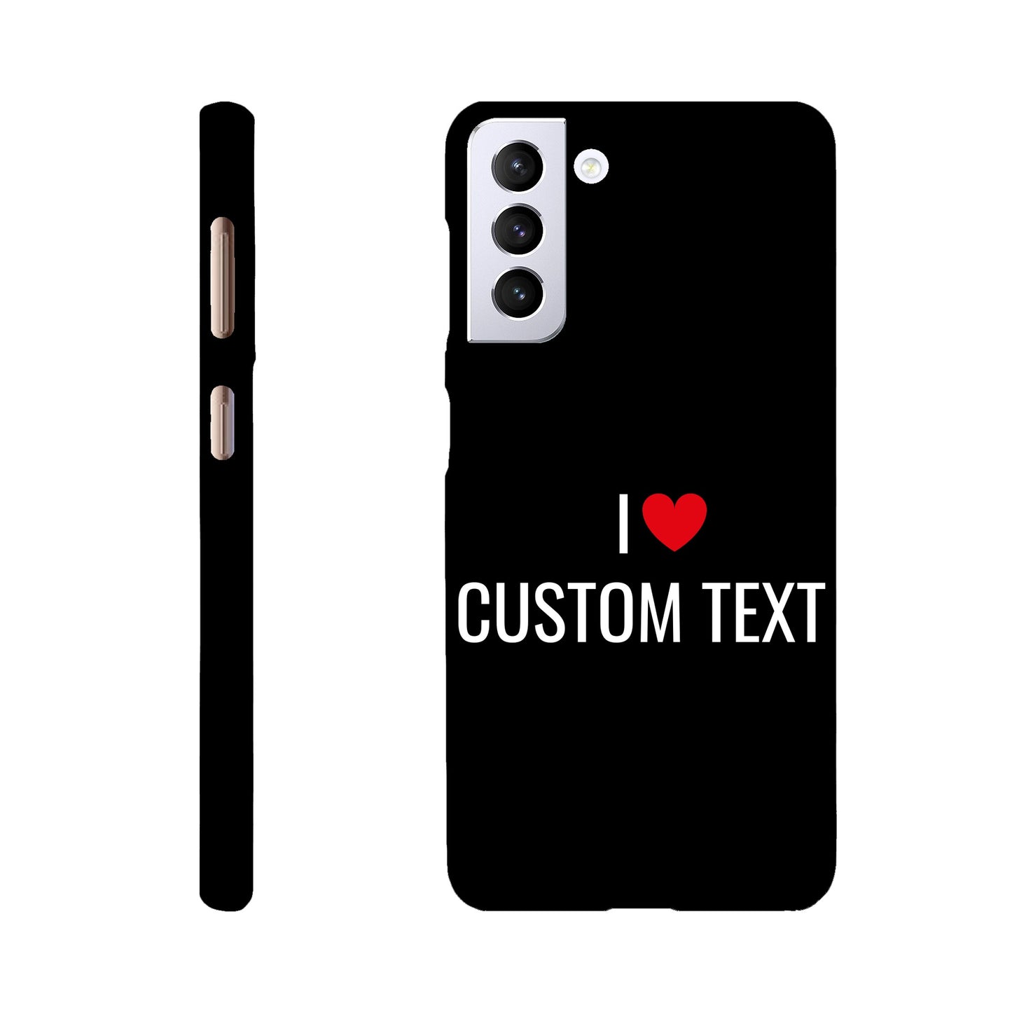Coque I❤️ "Custom Text"- Slim case