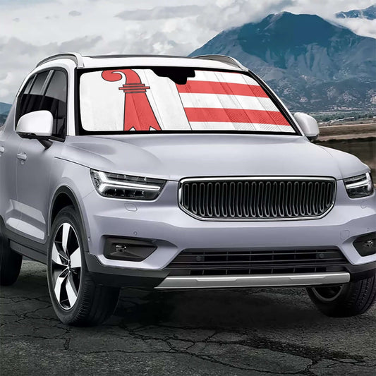 Drapeau Pare-soleil pour voiture - Drapeau Jura
