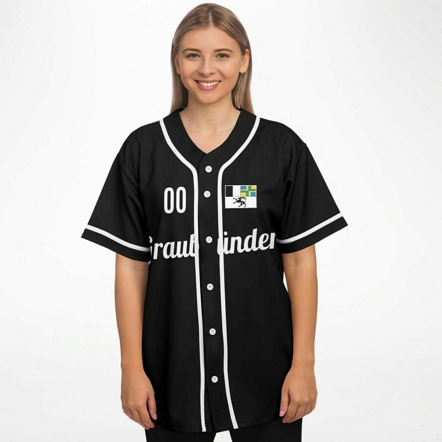 Maillot de Baseball Grisons - Nom + Numéro personnalisés