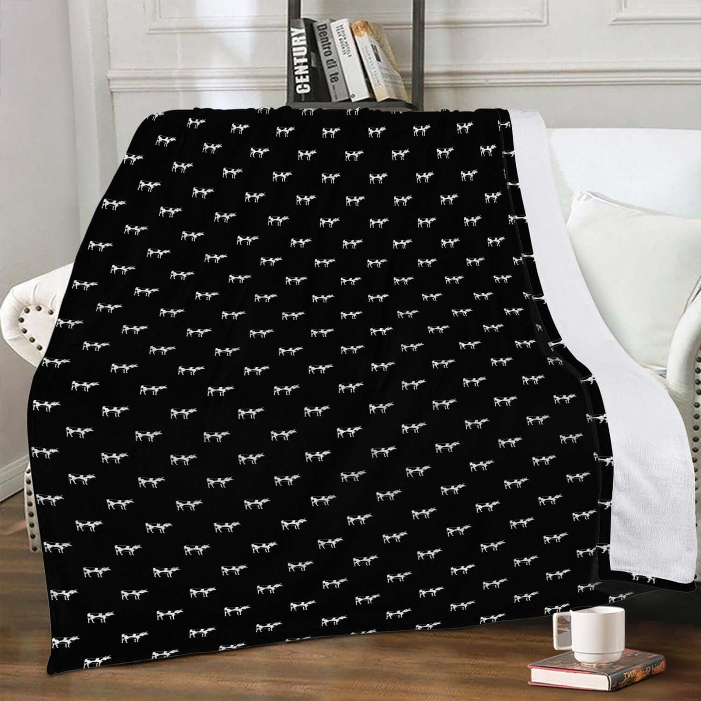 Couverture polaire - Motif Vaches