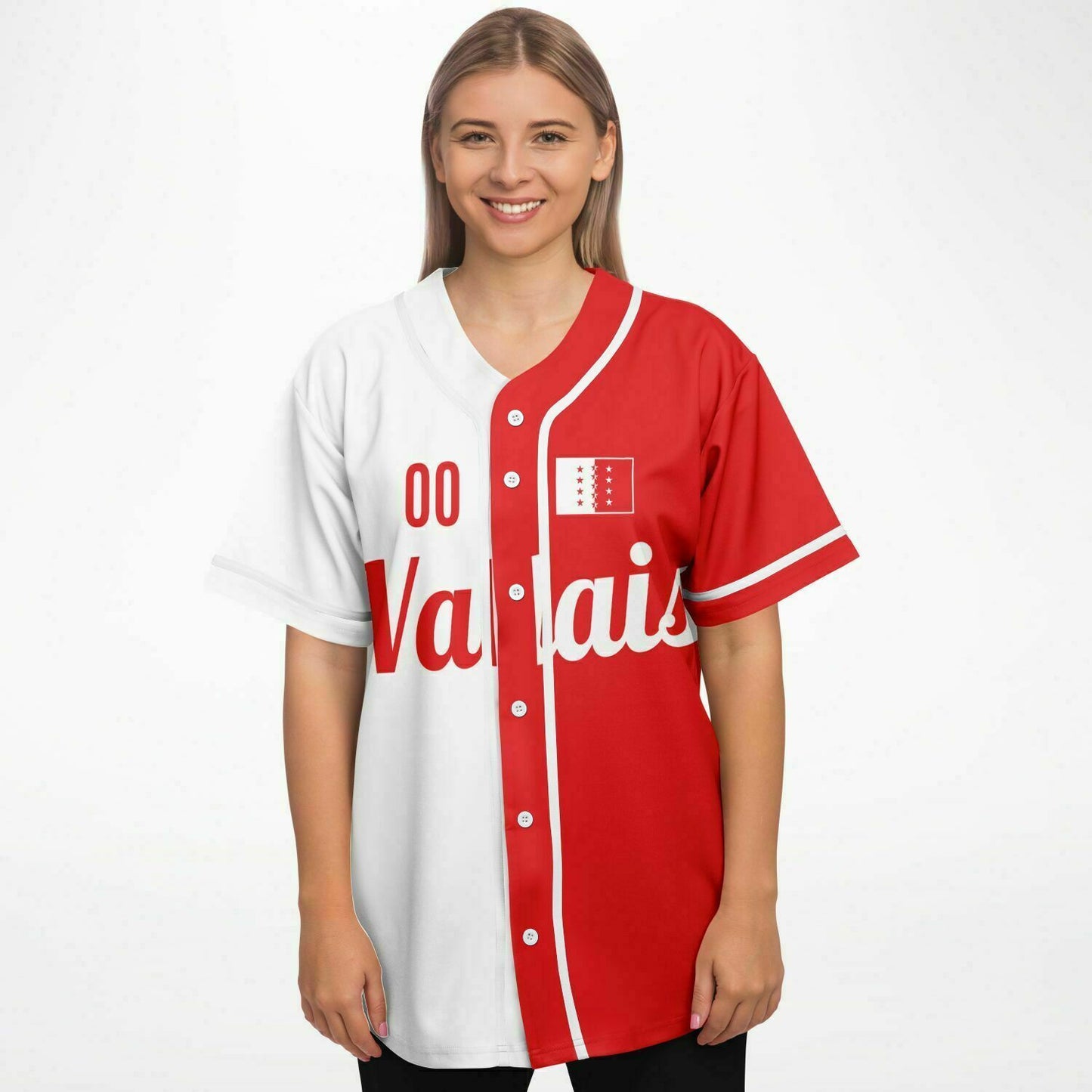 Maillot de Baseball Valais - Nom + Numéro personnalisés