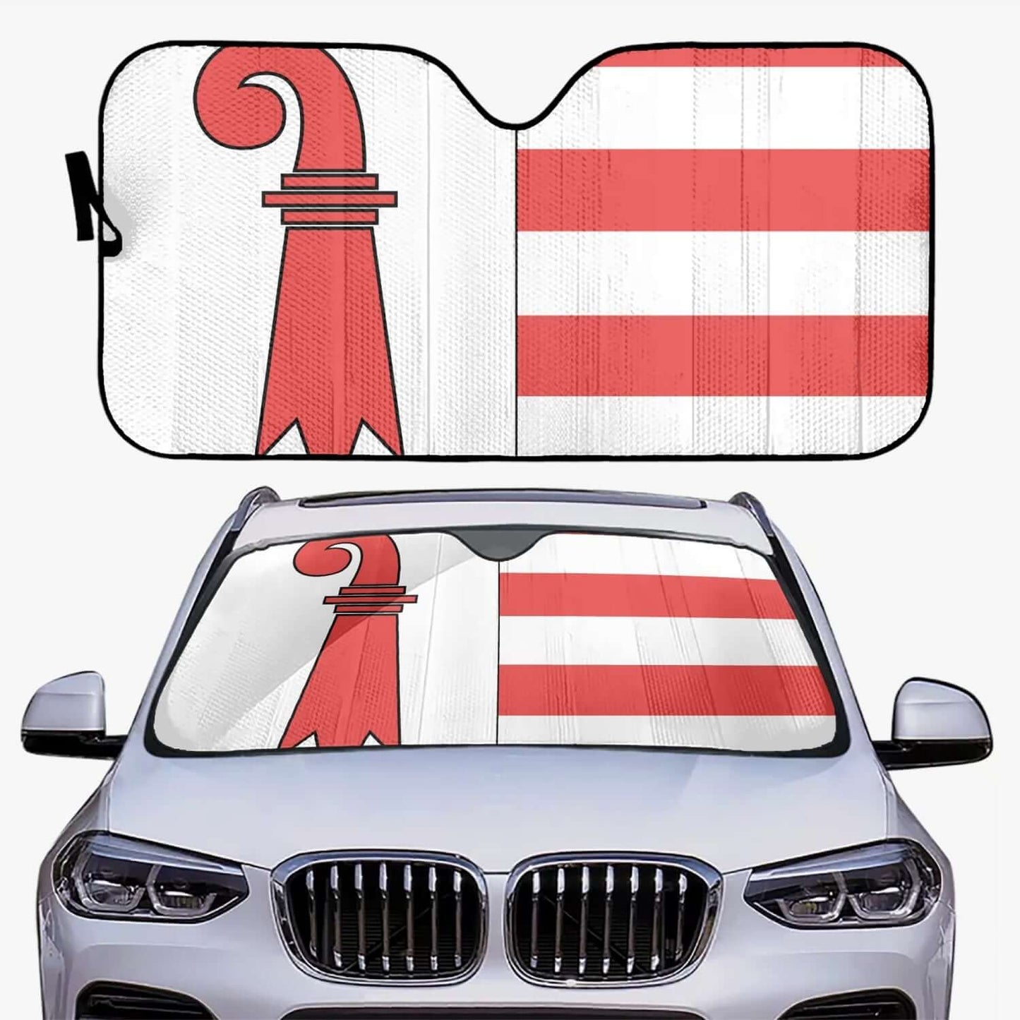 Drapeau Pare-soleil pour voiture - Drapeau Jura