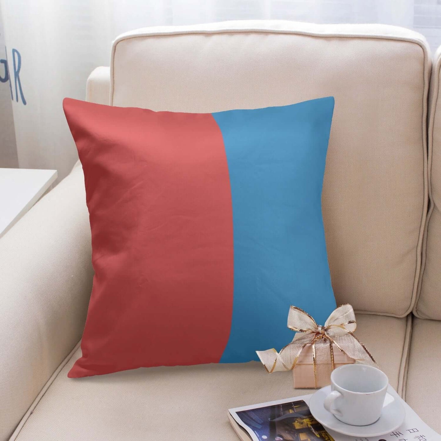 Housse de coussin carrée Tessin