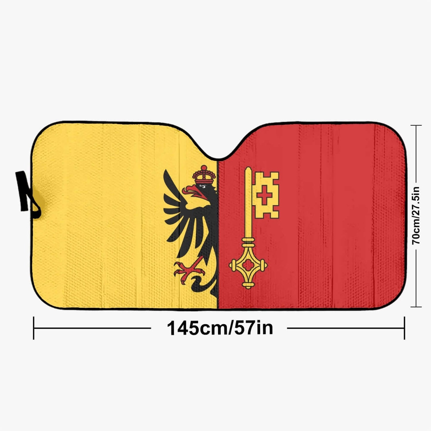 Auto-Sonnenschutz - Genfer Flagge