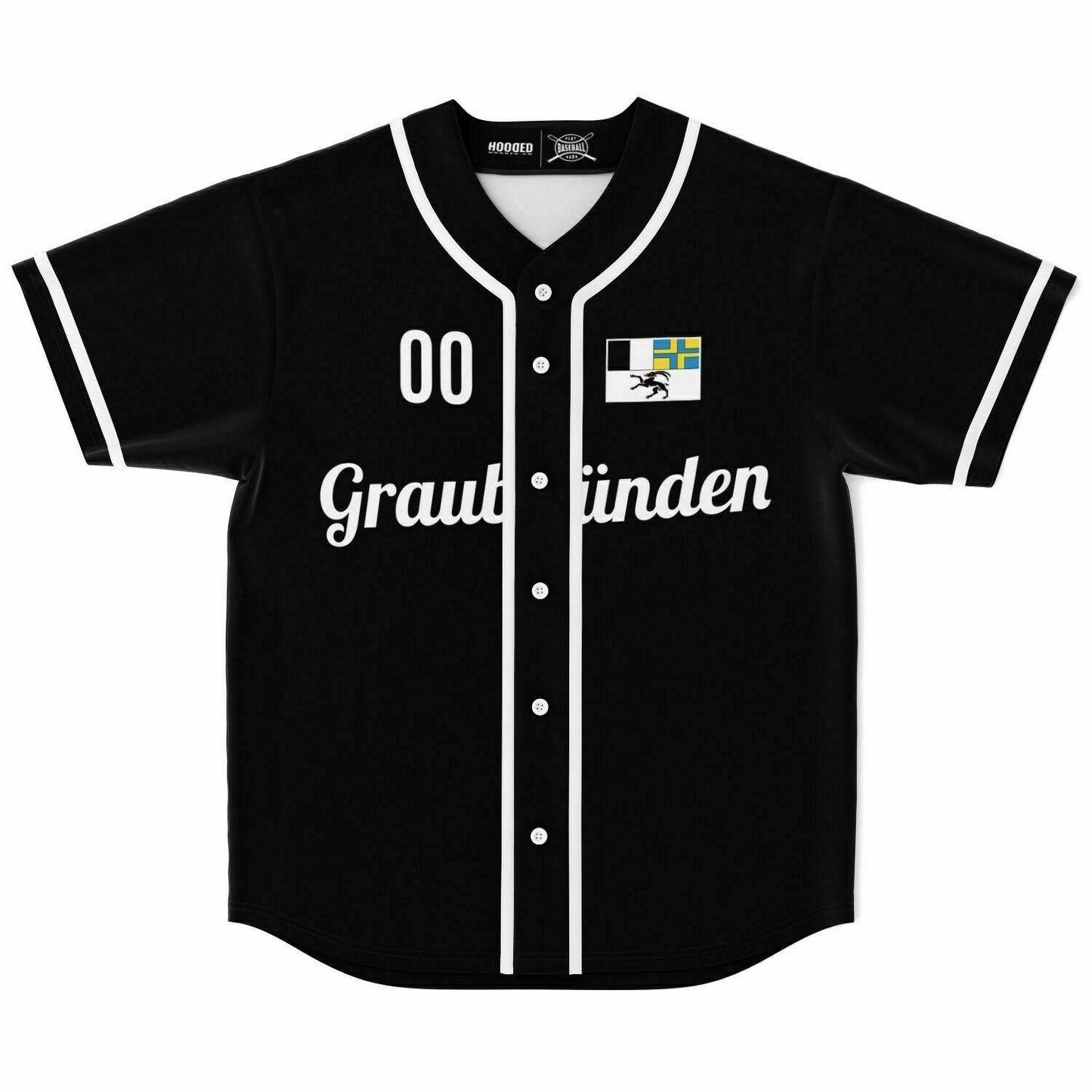 Maillot de Baseball Grisons - Nom + Numéro personnalisés