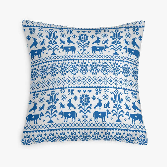 Housse de coussin carrée Motif Suisse