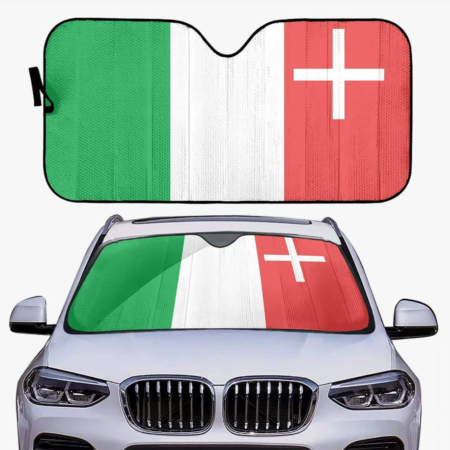 Drapeau Pare-soleil pour voiture - Drapeau Neuchâtel