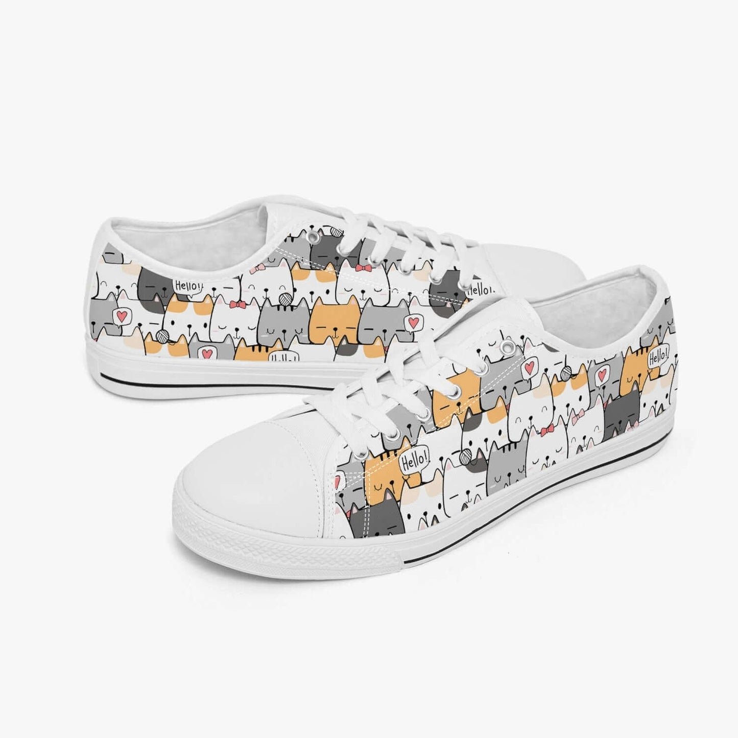 Baskets chats mignons
