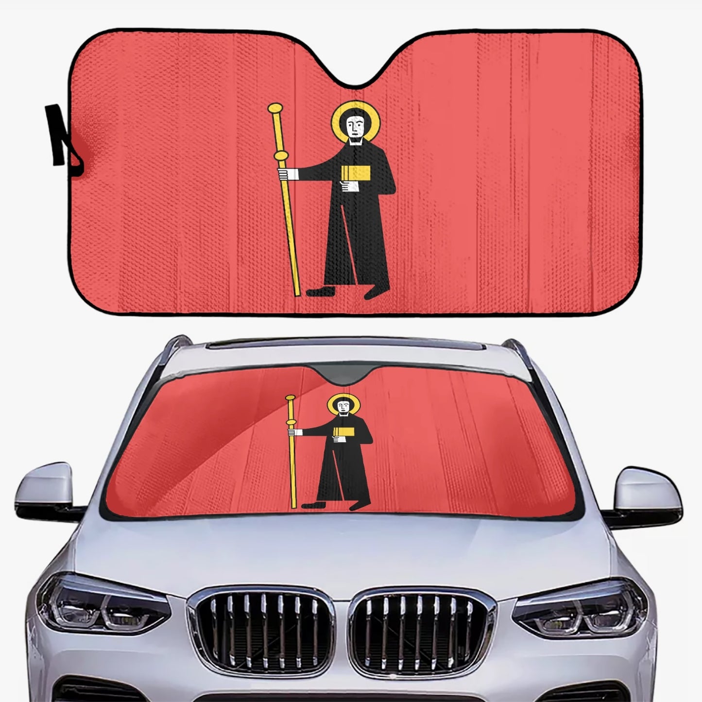 Pare-soleil pour voiture - Drapeau Glarus