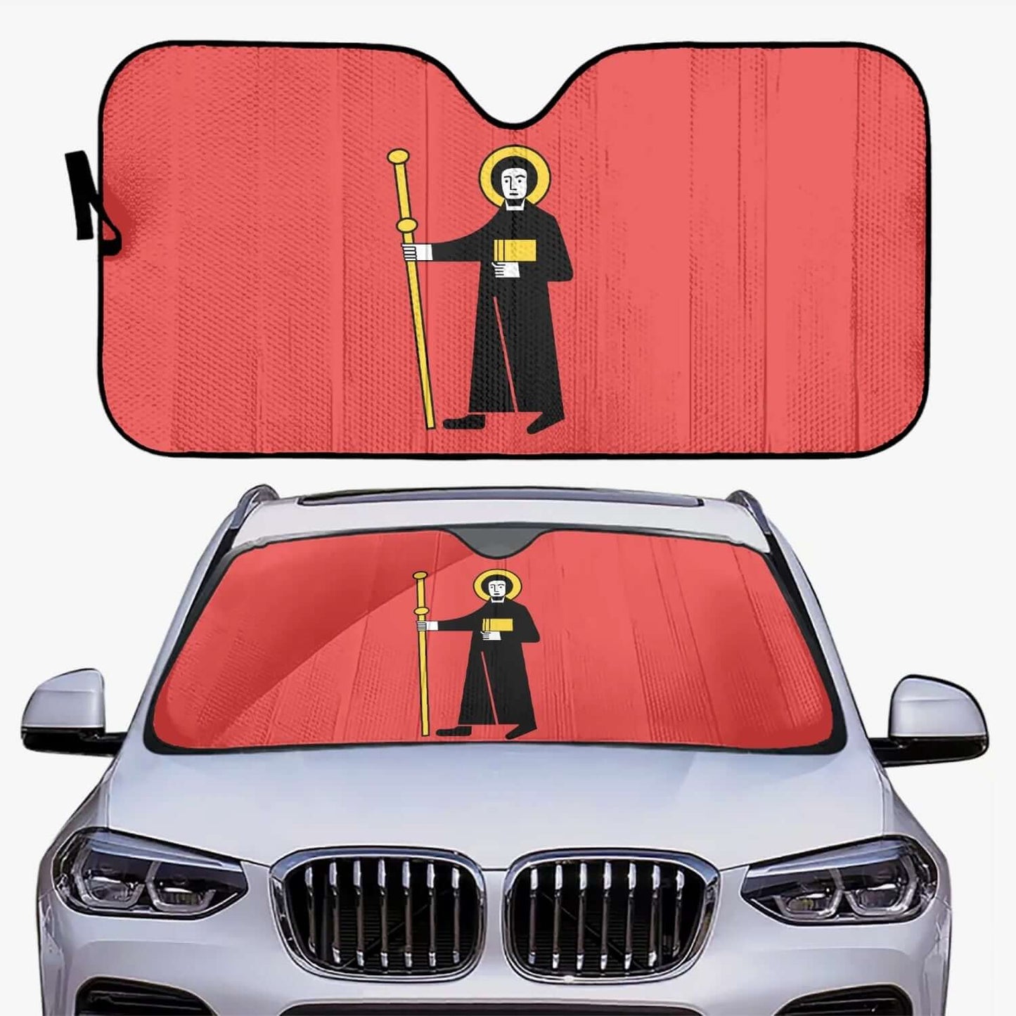 Pare-soleil pour voiture - Drapeau Glarus