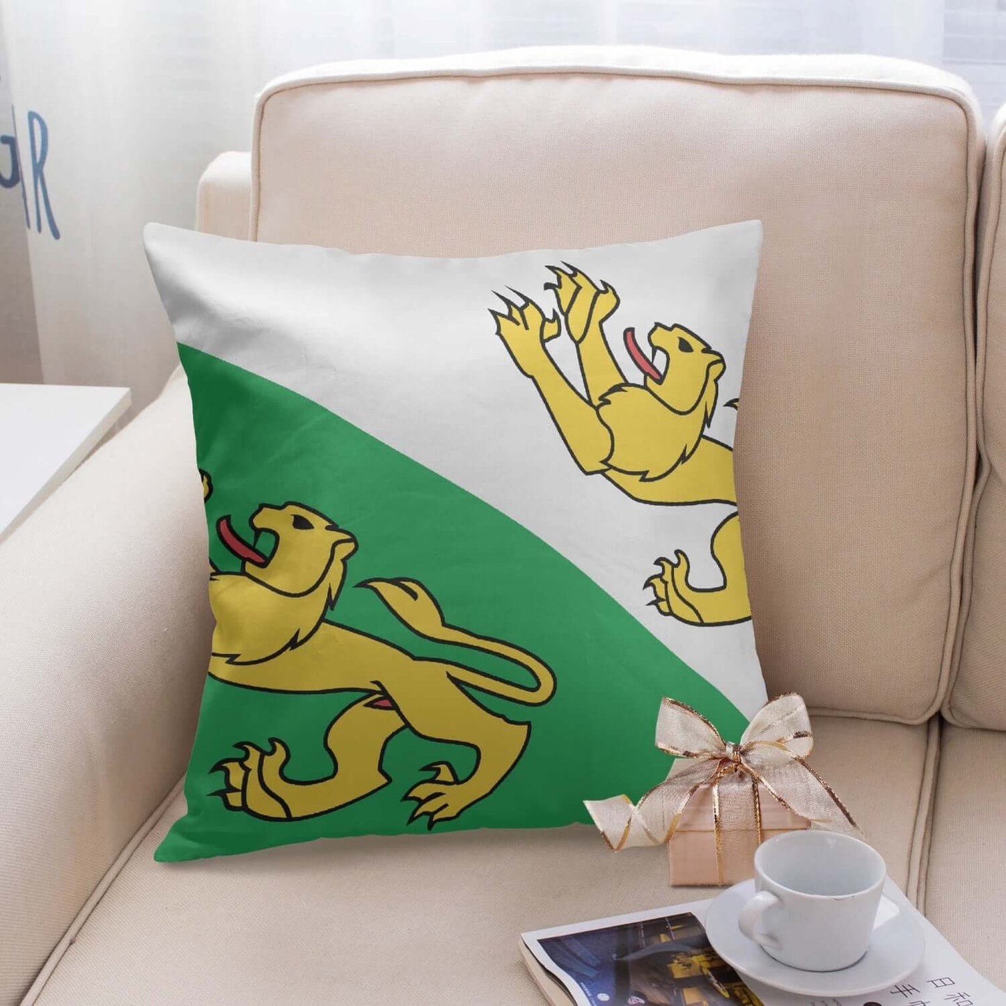 Housse de coussin carrée Thurgovie