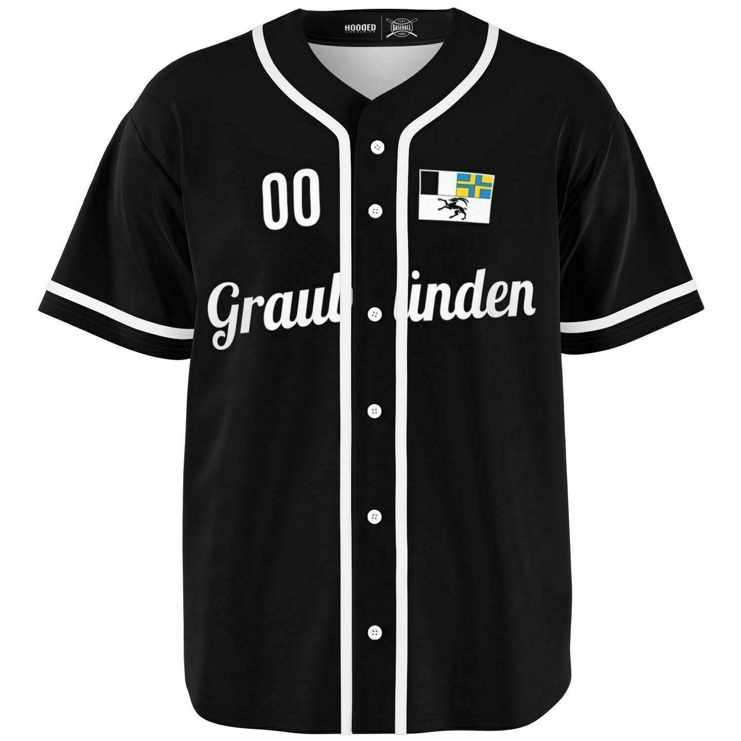Maillot de Baseball Grisons - Nom + Numéro personnalisés