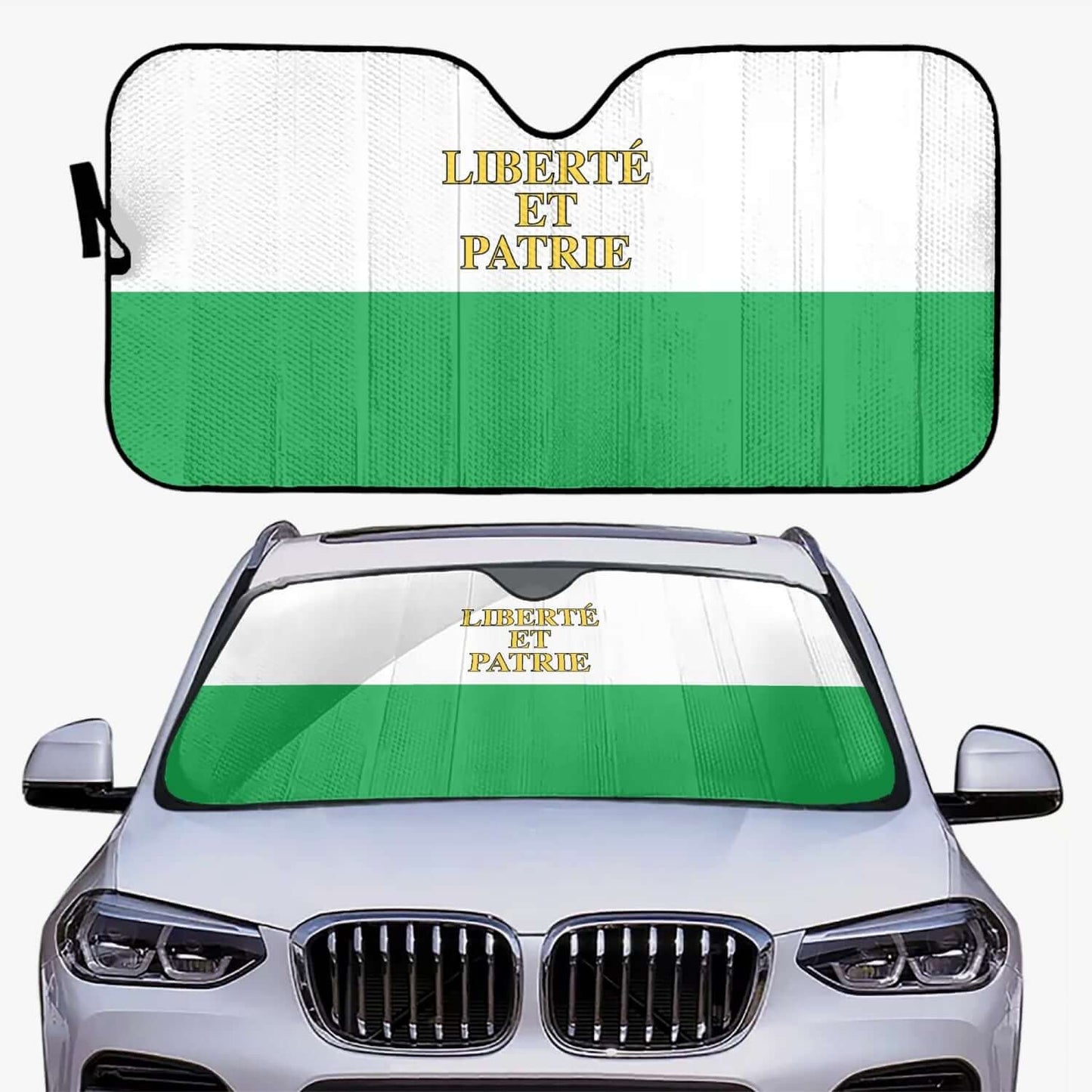 Pare-soleil pour voiture - Drapeau Vaud