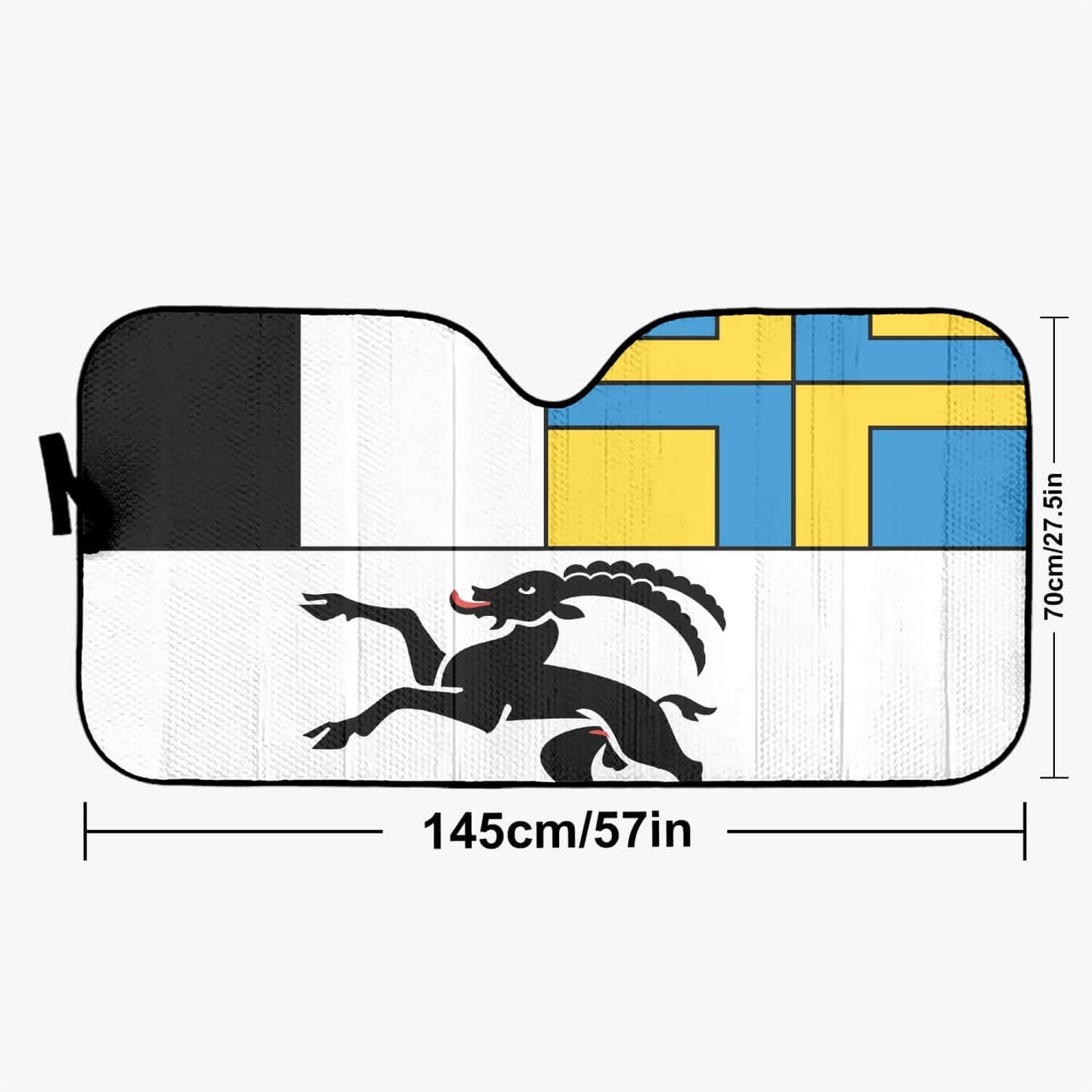 Pare-soleil pour voiture - Drapeau Grisons