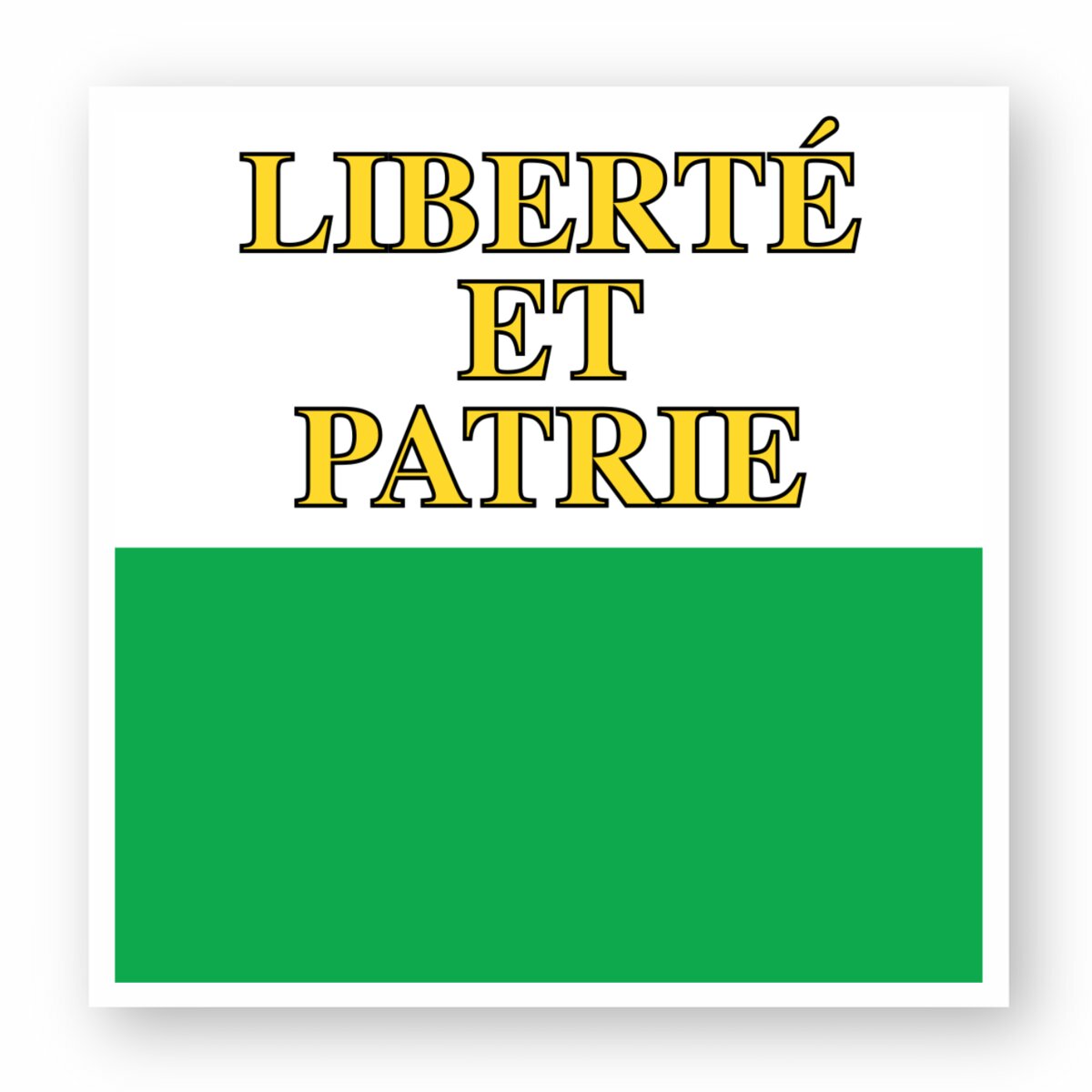 Autocollant Drapeau Vaud