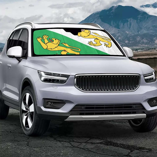 Pare-soleil pour voiture - Drapeau Thurgau