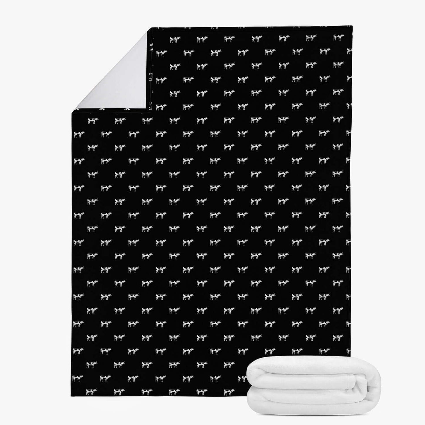 Couverture polaire - Motif Vaches