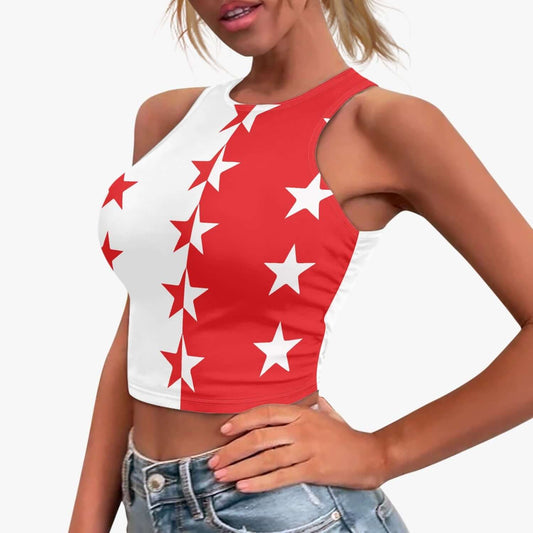 Crop Top Valais Drapeau