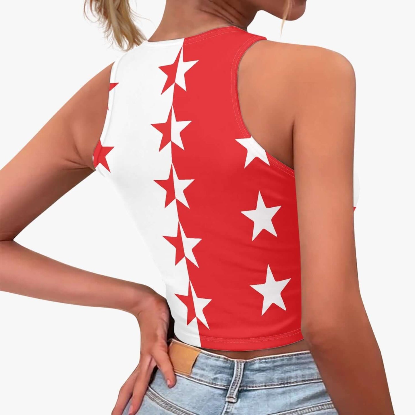 Crop Top Valais Drapeau