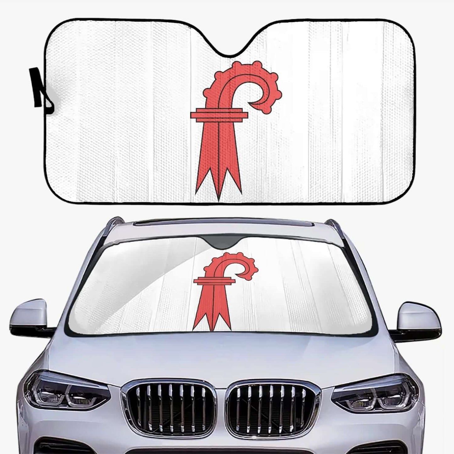 Pare-soleil pour voiture - Drapeau Basel-Landschaft
