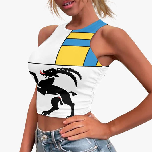 Crop Top Grisons Drapeau