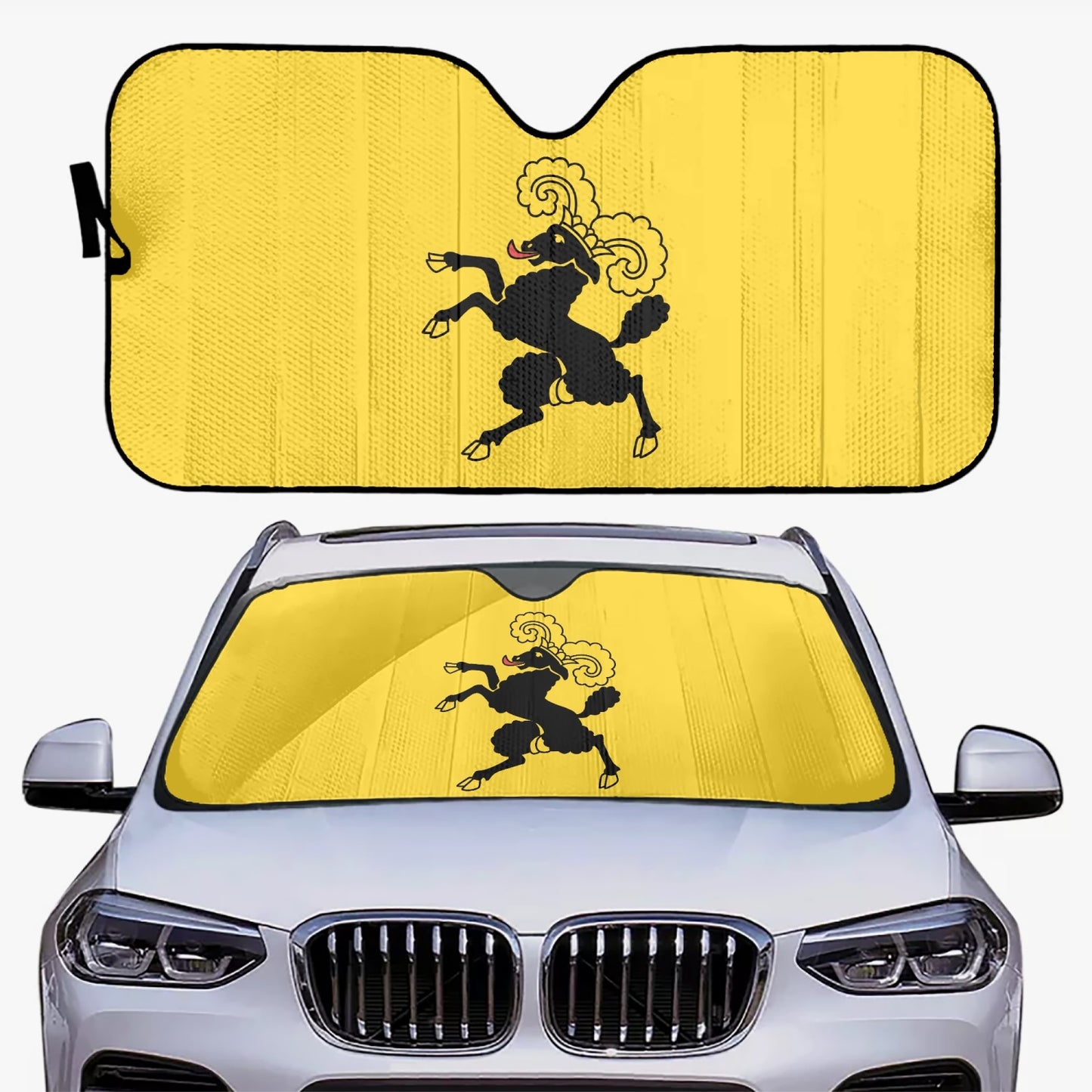 Schaffhausen Flagge - Sonnenblende Auto