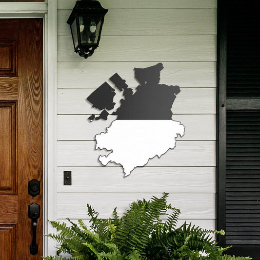 Fribourg - Décoration Murale en Métal