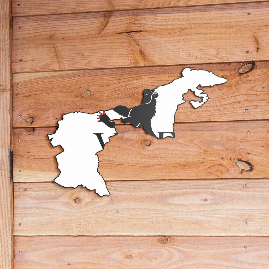 Appenzell Rhodes-Extérieures - Décoration Murale en Métal