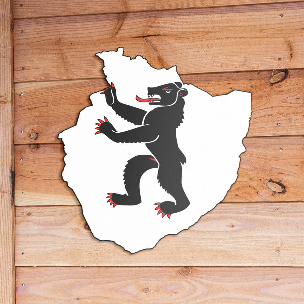 Appenzell Innerrhoden - Wanddekoration aus Metall