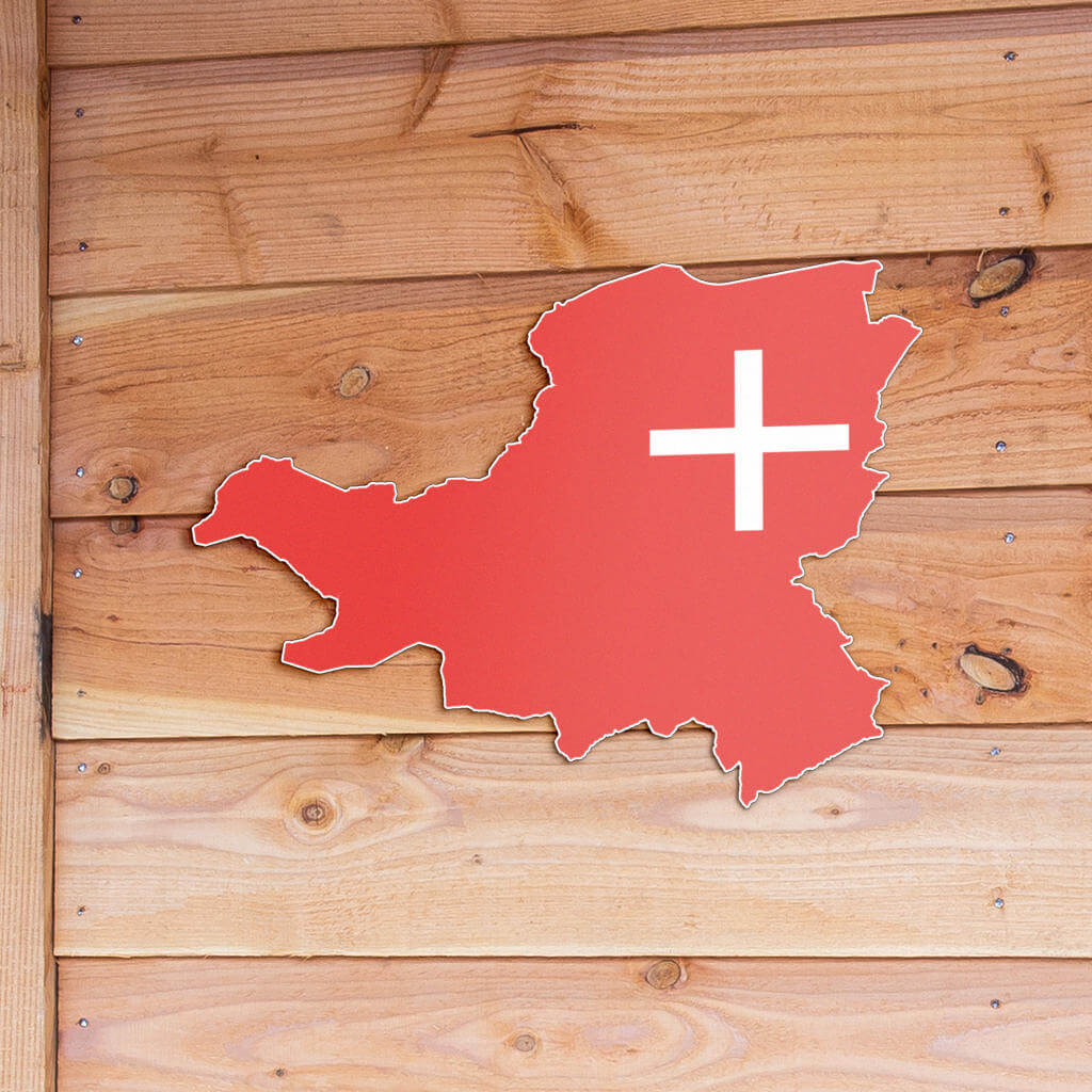 Schwyz - Wanddekoration aus Metall