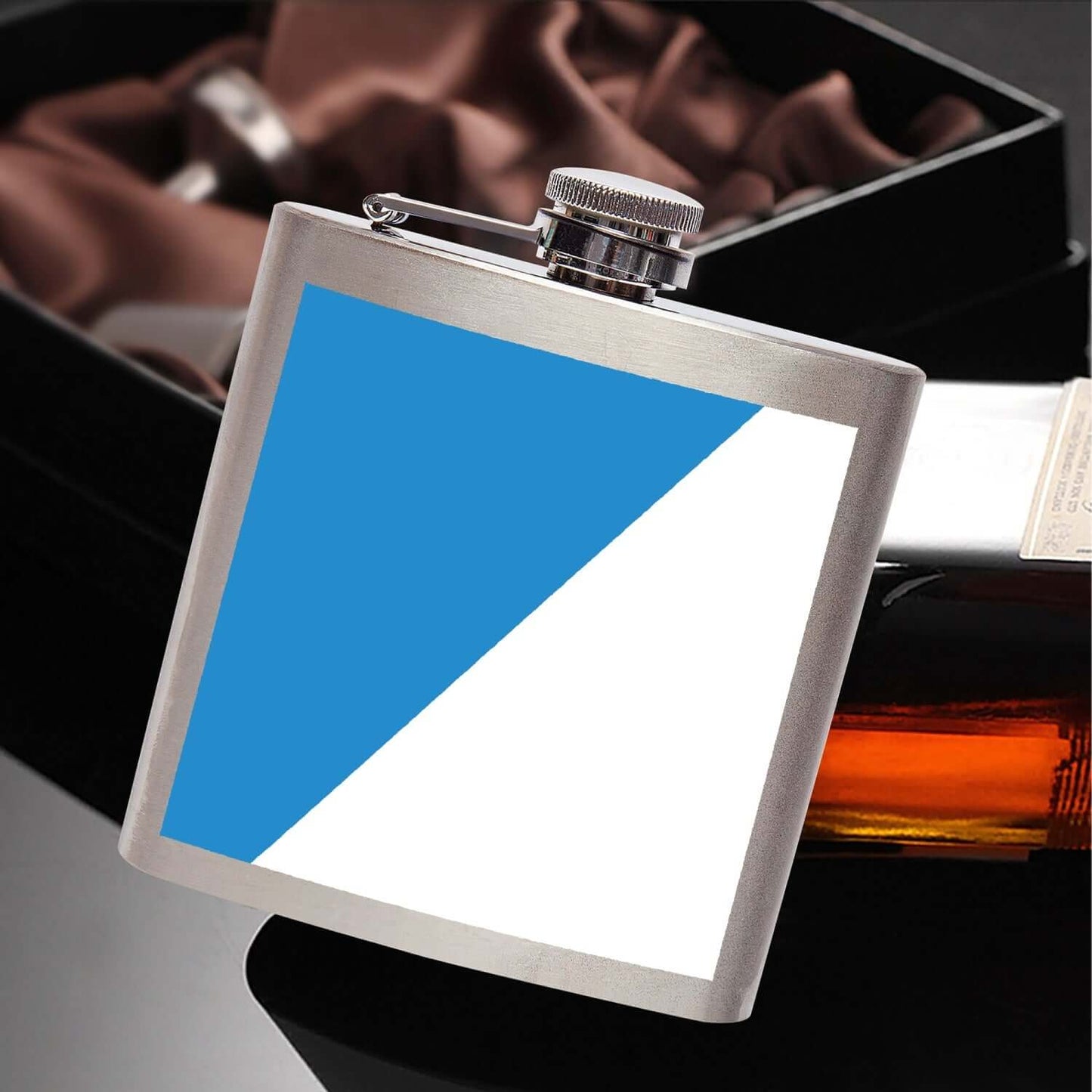 Zurich Flasque de poche en acier inoxydable