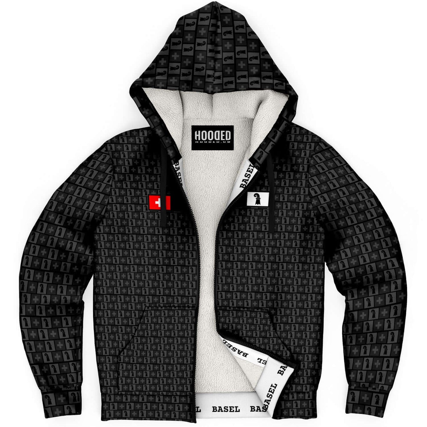 Deluxe Hoodie | Basel-Stadt Muster