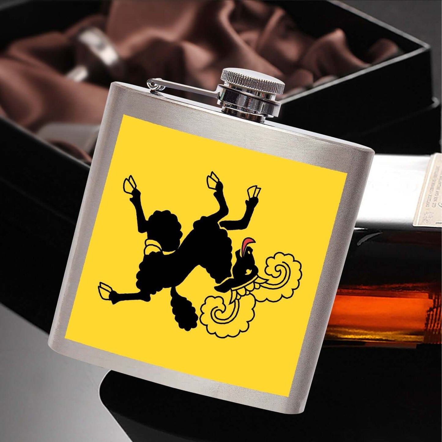 Schaffhausen Flasque de poche en acier inoxydable