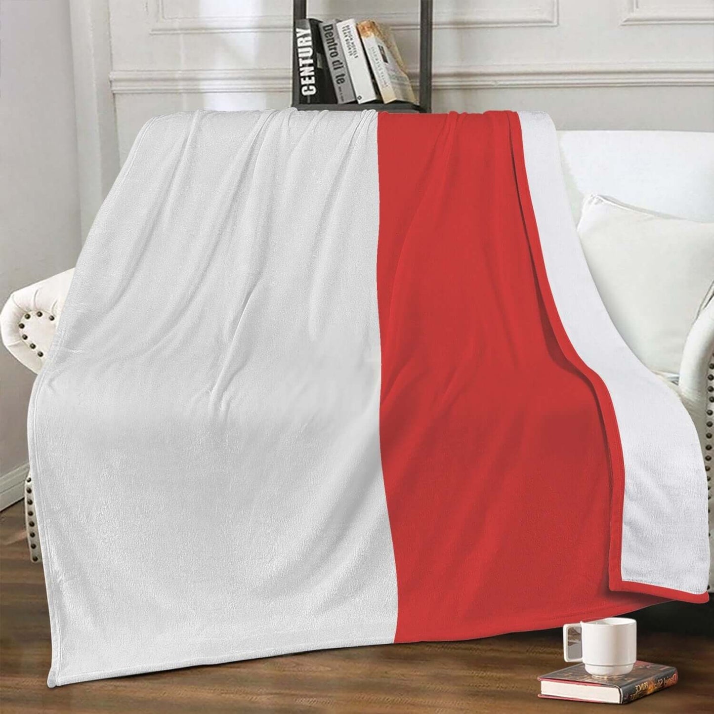 Couverture polaire Soleure drapeau